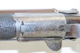 RARE Antique J.D. DOUGALL 14 Bore PINFIRE SxS Double Barrel HAMMER Shotgun
1860 Patent “LOCK-FAST” Slide-and-Tilt SIDELEVER - 10 of 23