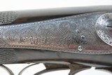 RARE Antique J.D. DOUGALL 14 Bore PINFIRE SxS Double Barrel HAMMER Shotgun
1860 Patent “LOCK-FAST” Slide-and-Tilt SIDELEVER - 8 of 23