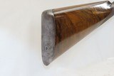 RARE Antique J.D. DOUGALL 14 Bore PINFIRE SxS Double Barrel HAMMER Shotgun
1860 Patent “LOCK-FAST” Slide-and-Tilt SIDELEVER - 9 of 23