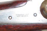 Antique SHARPS New Model 1863 .50-70 GOVT. CARTRIDGE CONVERSION SR Carbine
CIVIL WAR / WILD WEST U.S. CONTRACT Saddle Ring Carbine - 6 of 22