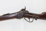 Antique SHARPS New Model 1863 .50-70 GOVT. CARTRIDGE CONVERSION SR Carbine
CIVIL WAR / WILD WEST U.S. CONTRACT Saddle Ring Carbine - 19 of 22