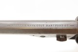 Pre-CIVIL WAR Antique COLT Model 1851 NAVY .36 Caliber PERCUSSION Revolver
Manufactured in 1858 in Hartford, Connecticut! - 9 of 21