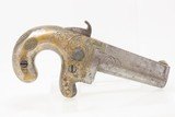 ENGRAVED Antique MOORE’S PATENT FIREARMS Co. Number 1 .41 Caliber DERINGERScarce, Fine & Beautifully Engraved CIVIL WAR Era Pistol - 13 of 16