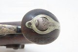 ENGRAVED Antique HENRY DERINGER c1850s .41 CALIBER Percussion Pistol LINCOLN Henry Deringer’s Famous Pocket Pistol with SILVER BANDS! - 11 of 17