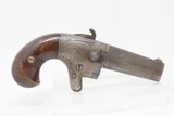 c1860s Scarce ENGRAVED Antique Moore’s Patent National Arms NO. 2 DERINGER
Handsome Little Hideout Pocket Gun - 13 of 16