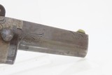 c1860s Scarce ENGRAVED Antique Moore’s Patent National Arms NO. 2 DERINGER
Handsome Little Hideout Pocket Gun - 16 of 16
