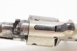 Early, Fine Antique COLT Open Top .22 RIMFIRE Pocket REVOLVER w EJECTOR ROD Colt’s Answer to Smith & Wesson’s No. 1 Revolver - 11 of 16
