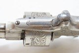 Engraved FOREHAND & WADSWORTH Antique “SWAMP ANGEL” .41 Caliber RF REVOLVER c1880 Spur Trigger Conceal Carry Revolver - 11 of 16