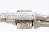 Engraved FOREHAND & WADSWORTH Antique “SWAMP ANGEL” .41 Caliber RF REVOLVER c1880 Spur Trigger Conceal Carry Revolver - 7 of 16