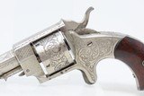 Engraved FOREHAND & WADSWORTH Antique “SWAMP ANGEL” .41 Caliber RF REVOLVER c1880 Spur Trigger Conceal Carry Revolver - 4 of 16