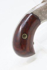 Engraved FOREHAND & WADSWORTH Antique “SWAMP ANGEL” .41 Caliber RF REVOLVER c1880 Spur Trigger Conceal Carry Revolver - 14 of 16