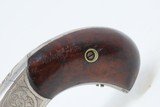 Engraved FOREHAND & WADSWORTH Antique “SWAMP ANGEL” .41 Caliber RF REVOLVER c1880 Spur Trigger Conceal Carry Revolver - 3 of 16