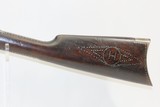 1907 WINCHESTER Model 1890 Slide Action .22 Long Caliber TAKEDOWN Rifle C&R TACK DECORATED with Some Interesting Markings! - 3 of 22