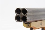 Antique CIVIL WAR Era C. SHARPS Model 2A .30 Caliber RF PEPPERBOX Revolver
4 Shot SELF DEFENSE Pocket Gun - 10 of 18