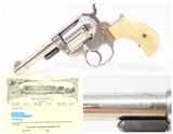 Antique LETTERED COLT Model 1877 “THUNDERER” .41 Cal. REVOLVER Doc Holliday B. KITTREDGE of CINCINNATTI, OHIO Shipped - 1 of 21