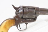 1876 Antique Colt PEACEMAKER Black Powder Frame SINGLE ACTION ARMY Revolver SAA with BONE GRIPS Manufactured in 1876! - 17 of 18