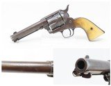 1876 Antique Colt PEACEMAKER Black Powder Frame SINGLE ACTION ARMY Revolver SAA with BONE GRIPS Manufactured in 1876! - 1 of 18