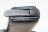 OCCUPATION Marked FABRIQUE NATIONALE Model 1922 7.65mm BELGIAN C&R PistolThird Reich EAGLE/WaA140 / EAGLE/Swastika Markings - 12 of 20
