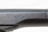 OCCUPATION Marked FABRIQUE NATIONALE Model 1922 7.65mm BELGIAN C&R PistolThird Reich EAGLE/WaA140 / EAGLE/Swastika Markings - 15 of 20