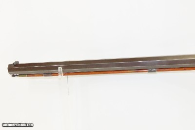 Antique L.L. HEPBURN New York Percussion .40 Caliber TARGET Rifle ENGRAVEDFine, Rare, Desirable American Gunsmith and Marksman - Image 6 of 19