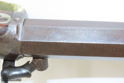 Antique L.L. HEPBURN New York Percussion .40 Caliber TARGET Rifle ENGRAVEDFine, Rare, Desirable American Gunsmith and Marksman - Image 11 of 19