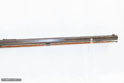 Antique L.L. HEPBURN New York Percussion .40 Caliber TARGET Rifle ENGRAVEDFine, Rare, Desirable American Gunsmith and Marksman - Image 5 of 19