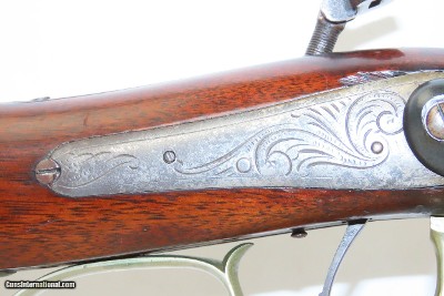 Antique L.L. HEPBURN New York Percussion .40 Caliber TARGET Rifle ENGRAVEDFine, Rare, Desirable American Gunsmith and Marksman - Image 7 of 19