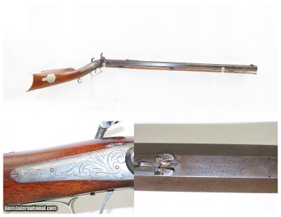 Antique L.L. HEPBURN New York Percussion .40 Caliber TARGET Rifle ENGRAVED
Fine, Rare, Desirable American Gunsmith and Marksman