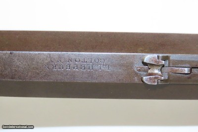 Antique L.L. HEPBURN New York Percussion .40 Caliber TARGET Rifle ENGRAVEDFine, Rare, Desirable American Gunsmith and Marksman - Image 9 of 19