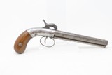 Antique ALLEN & THURBER Double Barrel SxS SINGLE TRIGGER Percussion PistolRARE 1 of Less Than 1000 Made! - 15 of 18