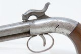Antique ALLEN & THURBER Double Barrel SxS SINGLE TRIGGER Percussion PistolRARE 1 of Less Than 1000 Made! - 4 of 18