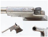 Engraved REMINGTON Antique SAW HANDLE Vest Pocket .22 Cal. Rimfire DERINGER SCARCE 1 of 17,000 Made During Production Run! - 1 of 16