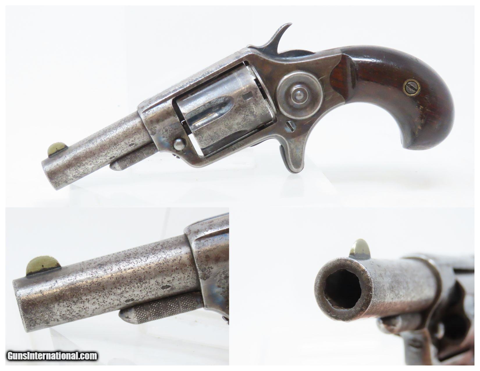 BRITISH PROOFED Antique COLT NEW LINE .32 Caliber RF SPUR TRIGGER ...