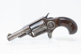 BRITISH PROOFED Antique COLT NEW LINE .32 Caliber RF SPUR TRIGGER RevolverWILD WEST Potent Conceal & Carry Hideout Gun - 2 of 17