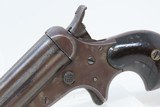 Antique CIVIL WAR Era SHARPS Model 3 .32 Caliber Rimfire PEPPERBOX Revolver 4 Shot Self Defense Pocket Gun - 4 of 17