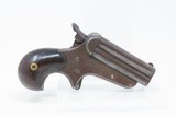 Antique CIVIL WAR Era SHARPS Model 3 .32 Caliber Rimfire PEPPERBOX Revolver 4 Shot Self Defense Pocket Gun - 14 of 17