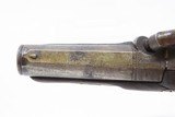 ENGRAVED Antique HENRY DERINGER c. 1850s .44 CALIBER Percussion Pistol Famous POCKET Pistol that Assassinated LINCOLN - 10 of 17