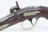 ENGRAVED Antique HENRY DERINGER c. 1850s .44 CALIBER Percussion Pistol Famous POCKET Pistol that Assassinated LINCOLN - 16 of 17