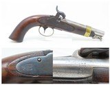 SCARCE Antique AMES U.S. NAVY Model 1842 BOXLOCK .54 Cal. Percussion Pistol 1 of only 2,000, MEXICAN AMERICAN WAR Era