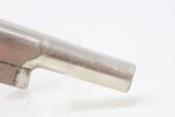 Antique .22 Caliber Nickel DERINGER Style Pistol with Walnut Grips “The Standard ‘Fourth of July’ pistol of the Country” - 16 of 16