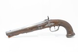 Antique FRENCH Percussion .70 Caliber FIGHTING Pistol European Martial 1800 Early-1800s Officer’s Pistol - 13 of 16