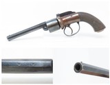 ENGRAVED Antique BAR HAMMER Transitional .38 Caliber PERCUSSION DA Revolver PEPPERBOX to REVOLVER Transitional Firearm - 1 of 18