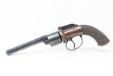 ENGRAVED Antique BAR HAMMER Transitional .38 Caliber PERCUSSION DA Revolver PEPPERBOX to REVOLVER Transitional Firearm - 2 of 18