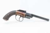 ENGRAVED Antique BAR HAMMER Transitional .38 Caliber PERCUSSION DA Revolver PEPPERBOX to REVOLVER Transitional Firearm - 15 of 18