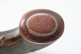 ENGRAVED Antique BAR HAMMER Transitional .38 Caliber PERCUSSION DA Revolver PEPPERBOX to REVOLVER Transitional Firearm - 10 of 18