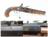 Antique LIEGE Proofed DUTCH/BELGIAN .75 Cal. FLINTLOCK MAN-STOPPER PistolSelf-Defense Pistol Made Circa the 1820/30s in Liege - 1 of 18