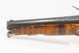 Antique LIEGE Proofed DUTCH/BELGIAN .75 Cal. FLINTLOCK MAN-STOPPER PistolSelf-Defense Pistol Made Circa the 1820/30s in Liege - 18 of 18