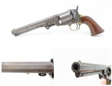 CIVIL WAR Era MANHATTAN FIRE ARMS CO. Series III Percussion “NAVY” Revolver ENGRAVED With Multi-Panel CYLINDER SCENE