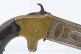 Scarce DUAL Caliber AMERICAN ARMS “Wheeler Patent” SWIVEL BREECH Deringer
1 of 3,000 Made in Boston, .22 & .32 Combination! - 16 of 17