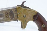 Scarce DUAL Caliber AMERICAN ARMS “Wheeler Patent” SWIVEL BREECH Deringer
1 of 3,000 Made in Boston, .22 & .32 Combination! - 4 of 17